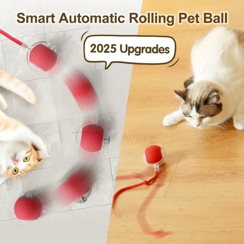 Interactive Magic Cat Ball – Electric Self-Moving Toy for Active Cats