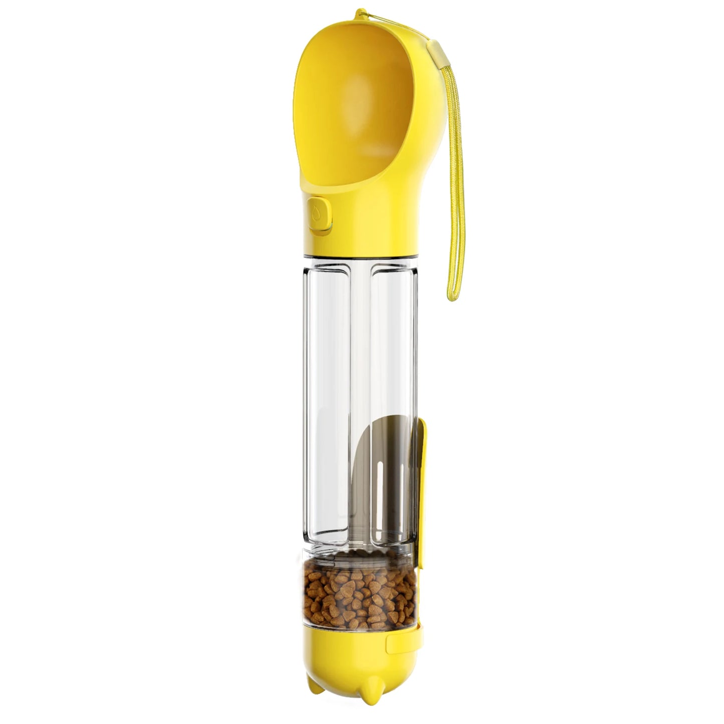 Multifunctional Pet Travel Bottle - Water, Food & Poop Bag Dispenser ๐พ