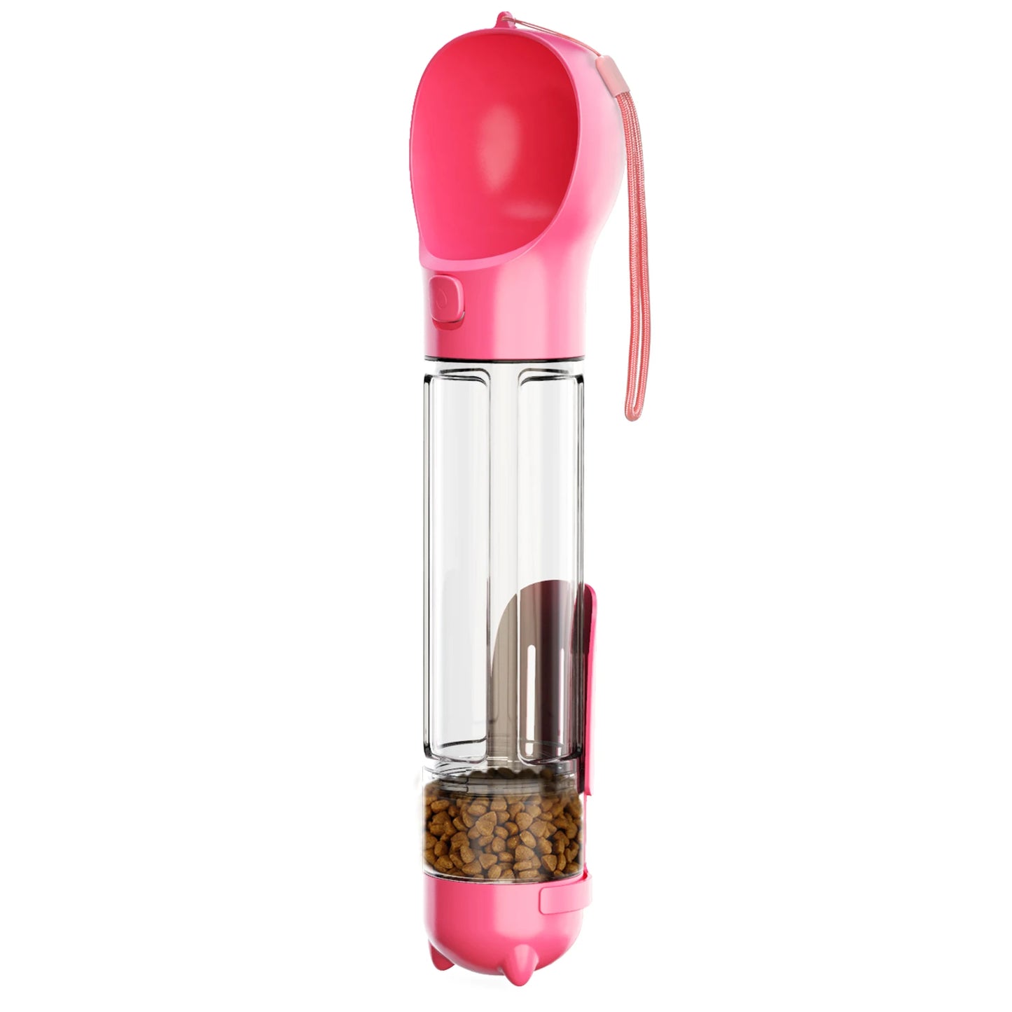 Multifunctional Pet Travel Bottle - Water, Food & Poop Bag Dispenser ๐พ