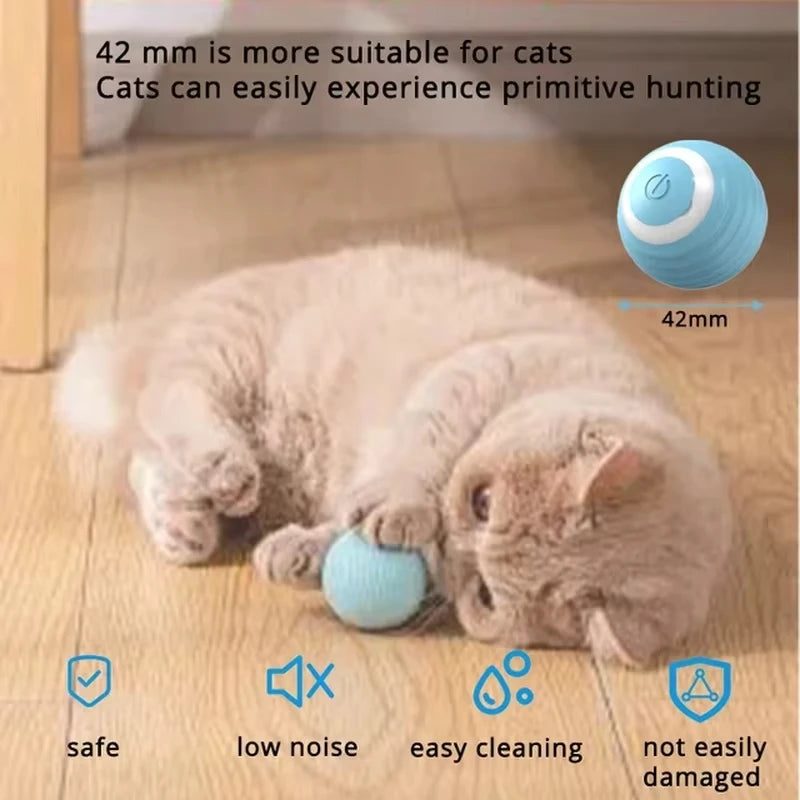 Magic Meow Ball: Best Interactive Self-Moving Cat Toy πΎπ