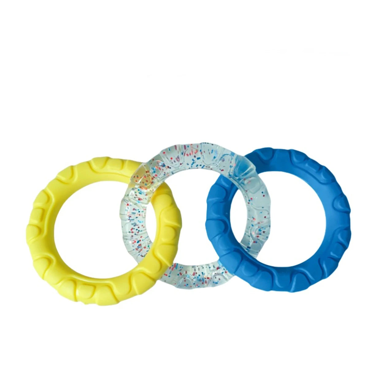 Durable Triple Ring Dog Chew Toy โ Best Interactive Tug Toy ๐ถ๐ฆท๐
