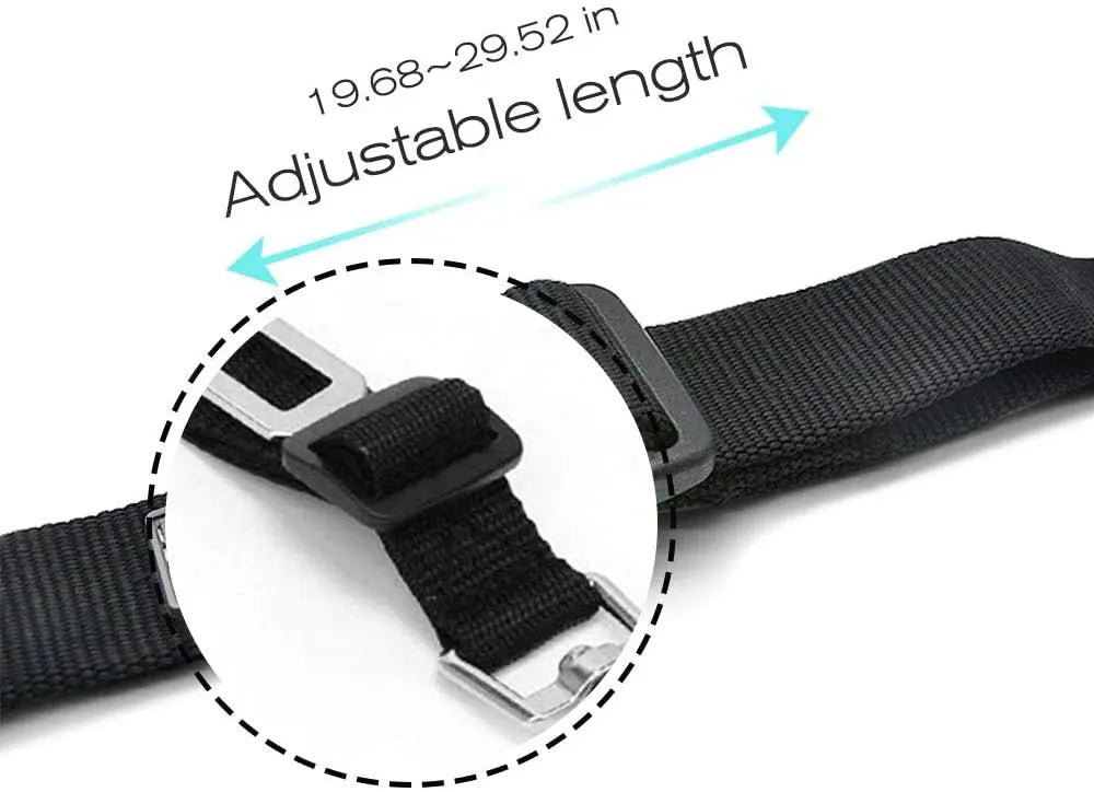 Buy Adjustable Dog Car Seat Belt – Best Pet Safety Harness, Cruise with Confidence! 🐾