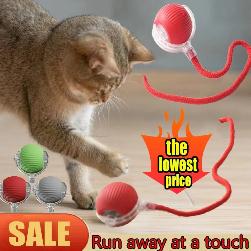 Interactive Magic Cat Ball – Electric Self-Moving Toy for Active Cats