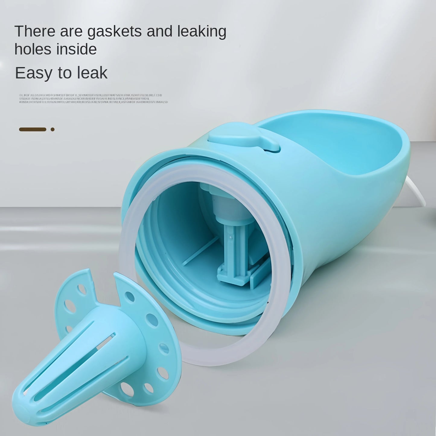 Portable Dog Water Bottle with Bowl & Food Storage – Compact Travel Hydration Solution🐾