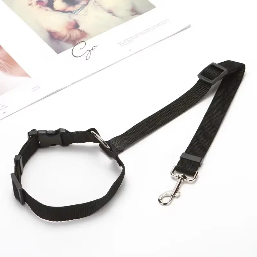 Adjustable Dog Seat Belt & Leash – Pet Car Restraint Harness for Safe Travel 🚗🐾