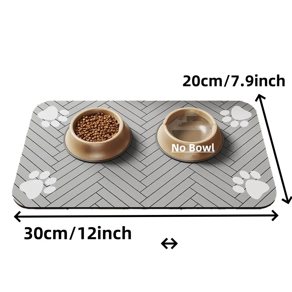 🚀 Absorbent & Non-Slip Pet Feeding Mat – Waterproof for Dogs & Cats 🐾