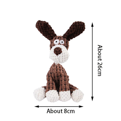Animal Squeaky Plush Dog Toy