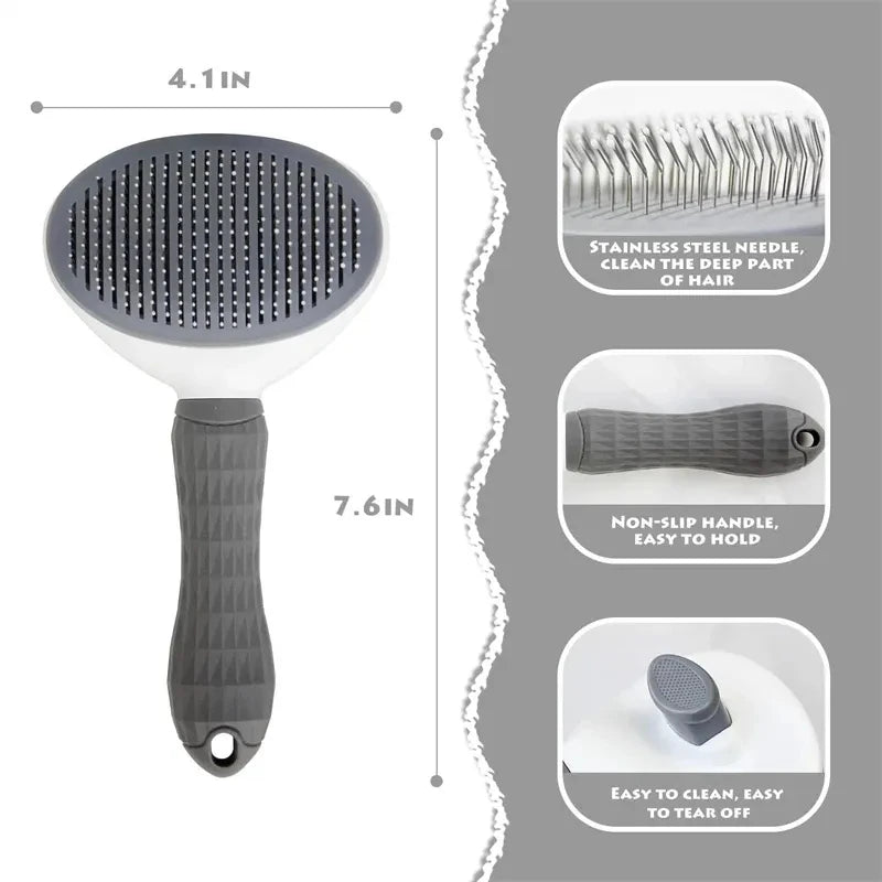 Pet Grooming Brush
Self-Cleaning Pet Brush
Dog Grooming Comb
Cat Grooming Comb
Best Pet Hair Remover
Pet Deshedding Tool
Pet Hair Removal Brush
Pet Grooming Tool
Pet Hair Comb
Pet Grooming Supplies