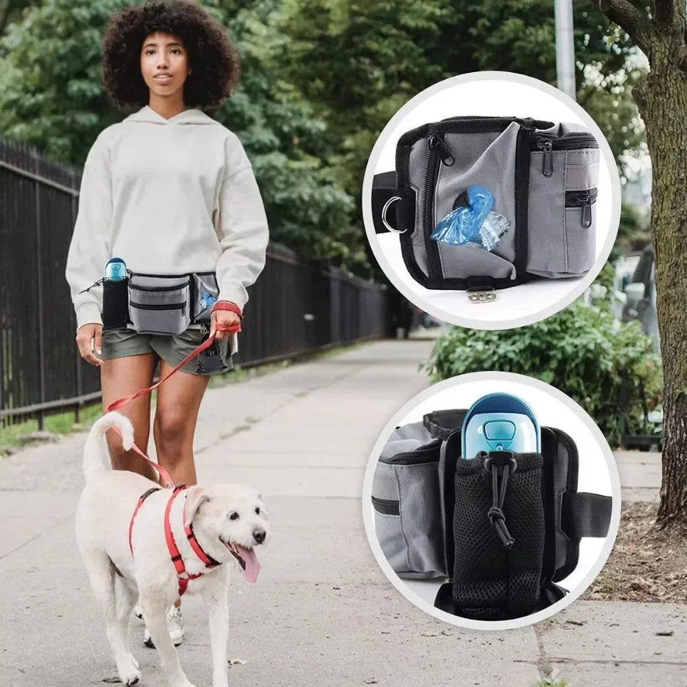 Pet Trek Pro Hands-Free Dog Walking Belt – Best Adjustable Waist Belt for Treats, Leash & Essentials