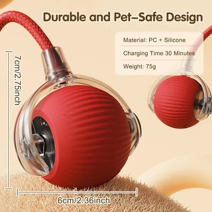 Interactive Magic Cat Ball – Electric Self-Moving Toy for Active Cats