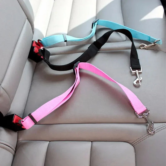 Buy Adjustable Dog Car Seat Belt – Best Pet Safety Harness, Cruise with Confidence! 🐾