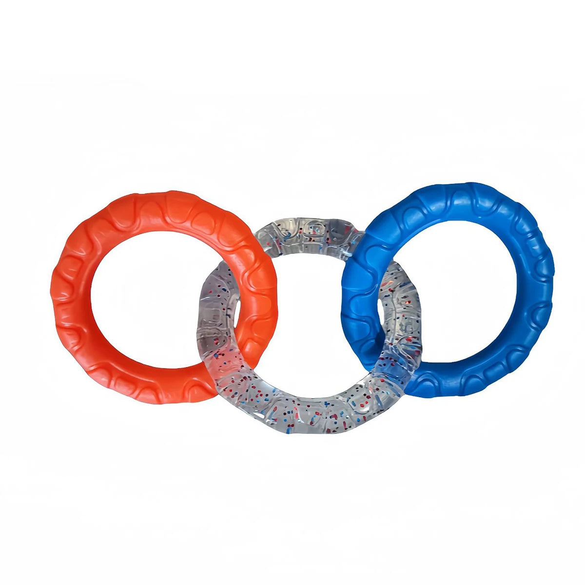 Durable Triple Ring Dog Chew Toy – Best Interactive Tug Toy 🐶🦷🎉