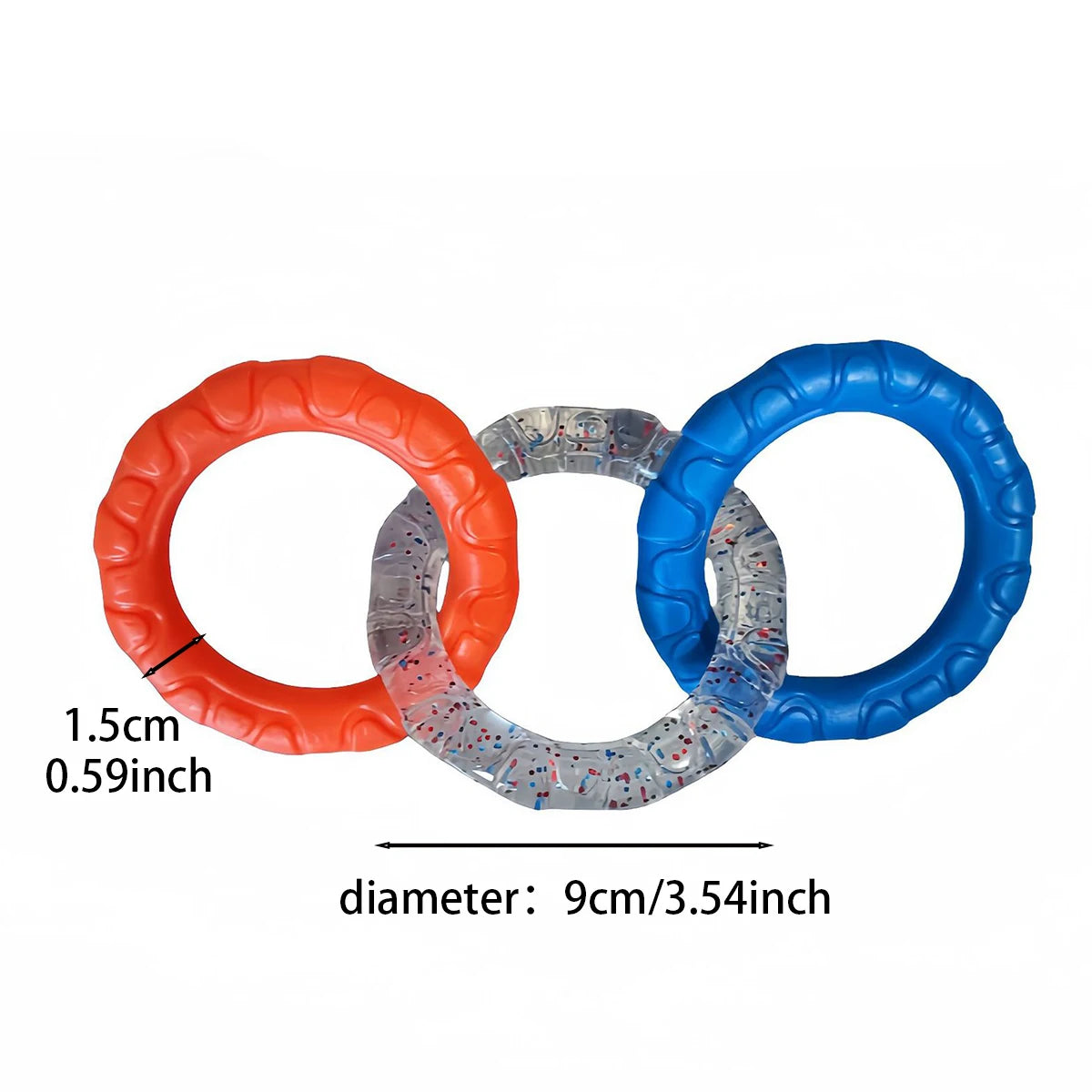 Durable Triple Ring Dog Chew Toy – Best Interactive Tug Toy 🐶🦷🎉