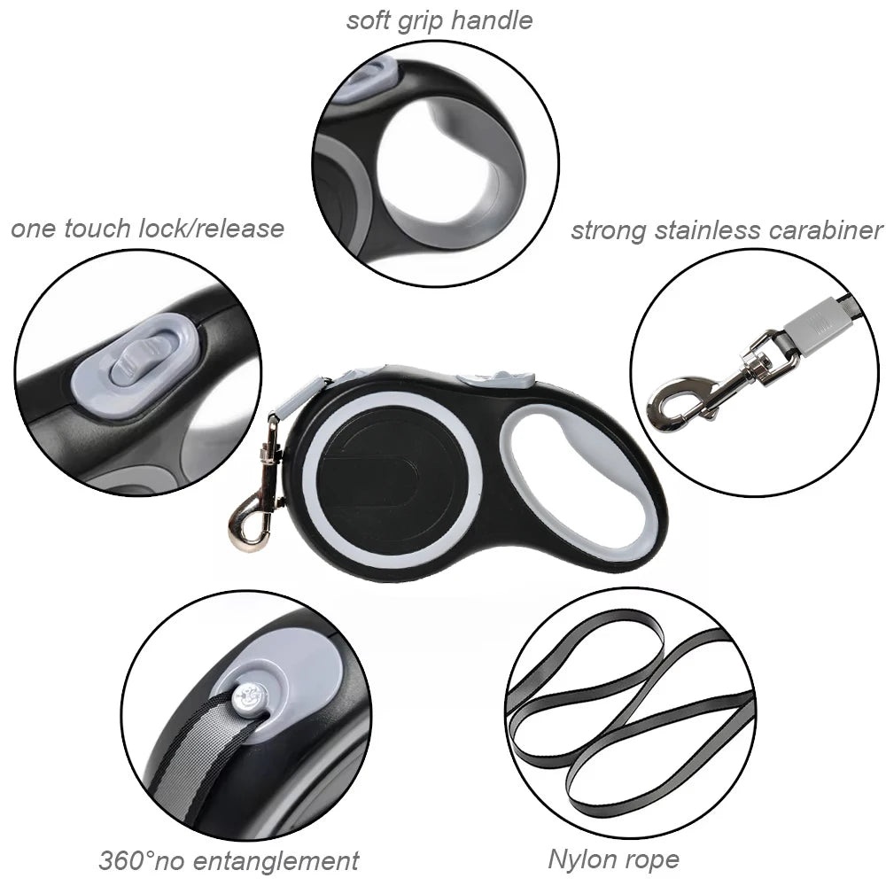 🌟 Heavy Duty Retractable Dog Leash - Unleash the Adventure! 🐾