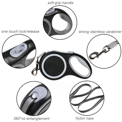 🌟 Heavy Duty Retractable Dog Leash - Unleash the Adventure! 🐾