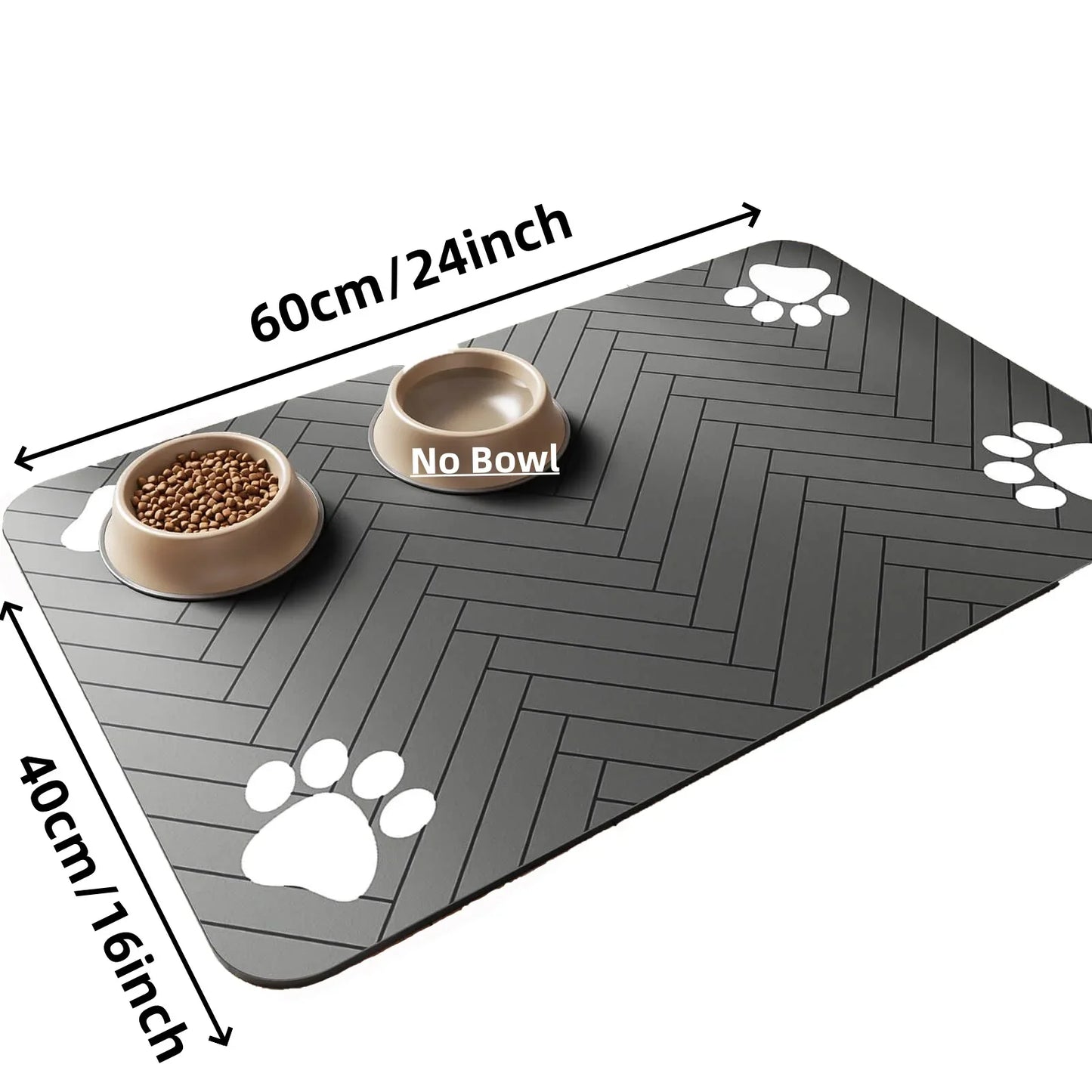 🚀 Absorbent & Non-Slip Pet Feeding Mat – Waterproof for Dogs & Cats 🐾