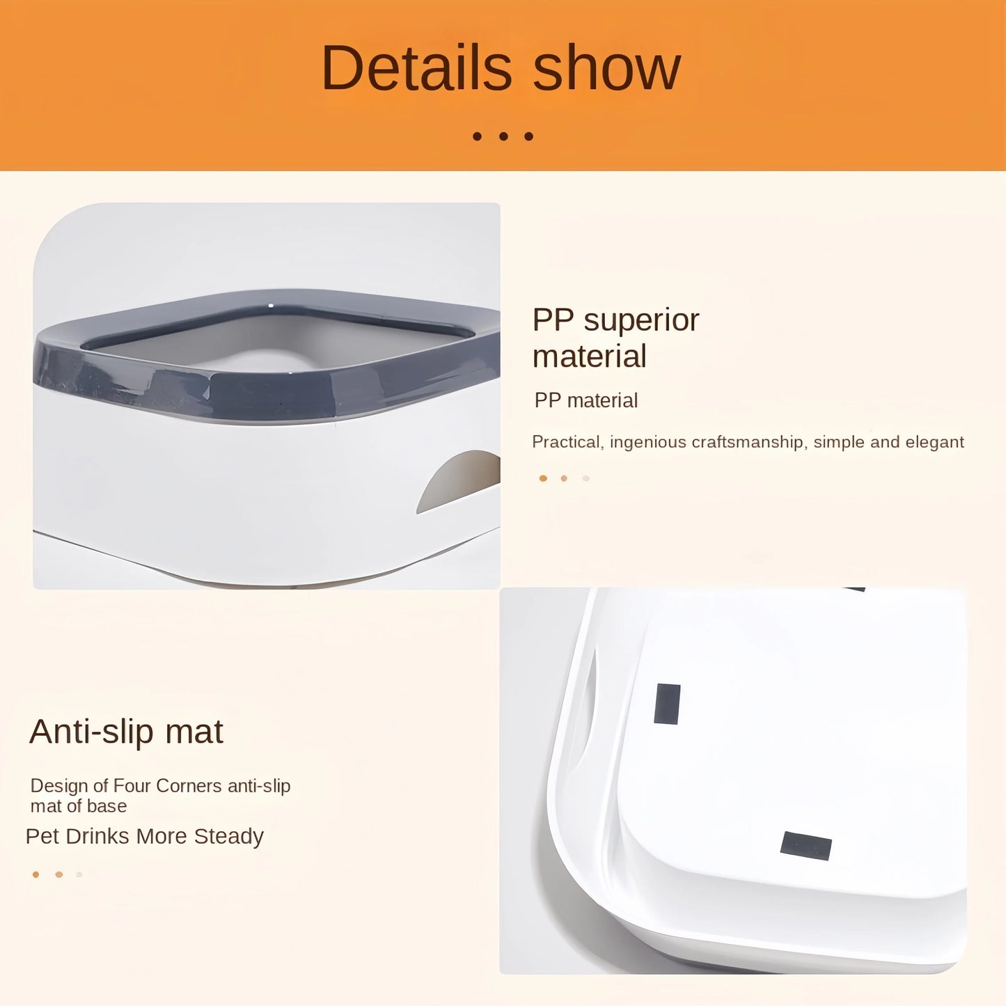 🚀 Sip & Slurp Station- Floating Non-Spill Pet Water Bowl