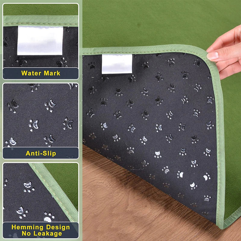 Reusable Waterproof Dog Pee Pad - Large & Non-Slip for Training & Comfort 🐾