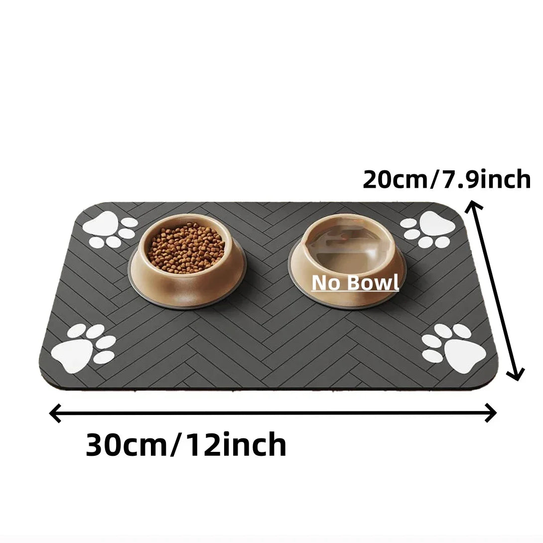 🚀 Absorbent & Non-Slip Pet Feeding Mat – Waterproof for Dogs & Cats 🐾
