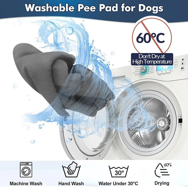 Reusable Waterproof Dog Pee Pad - Large & Non-Slip for Training & Comfort 🐾
