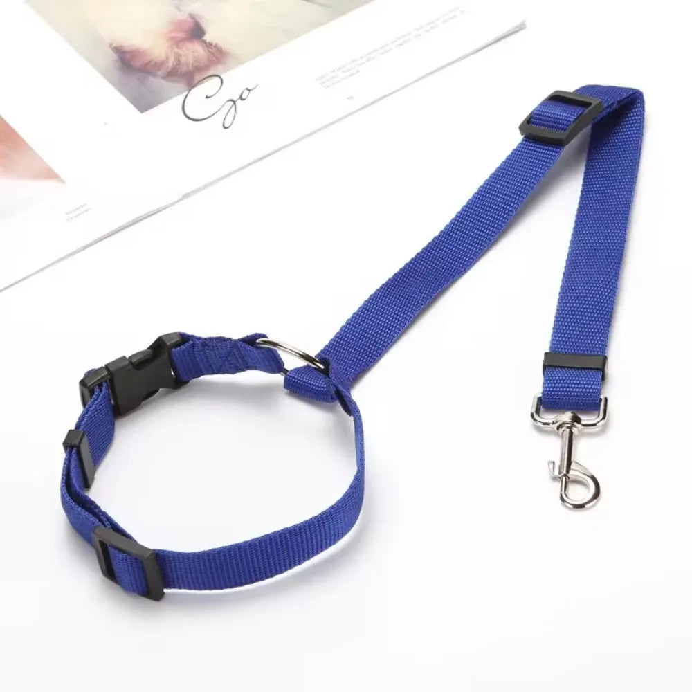 Adjustable Dog Seat Belt & Leash – Pet Car Restraint Harness for Safe Travel 🚗🐾