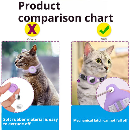 AirTag Cat Collar – Best Reflective GPS Tracker with Breakaway Safety 😺✨