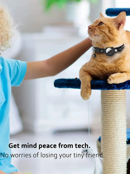 AirTag Cat Collar – Best Reflective GPS Tracker with Breakaway Safety 😺✨