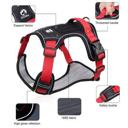🌟 Suit Up Reflective Tactical Dog Harness - Durable, Waterproof Vest for Dogs 🐾