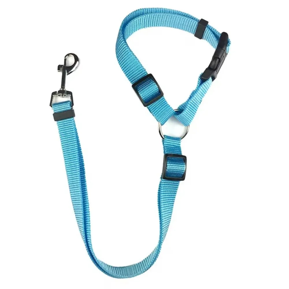 Adjustable Dog Seat Belt & Leash – Pet Car Restraint Harness for Safe Travel 🚗🐾